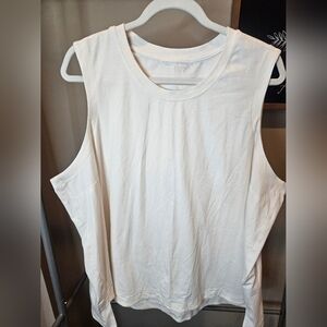 ATHLETA Women’s White Classic Tank Top Size 2X